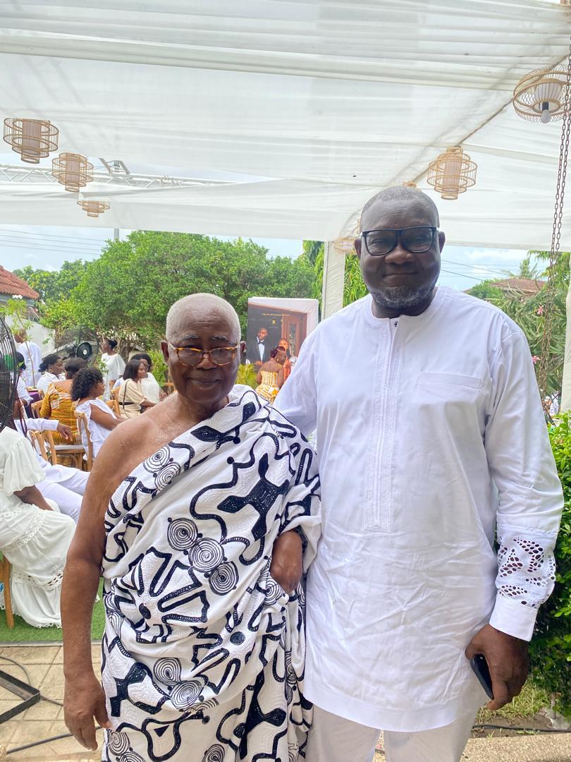 With friend at celebration