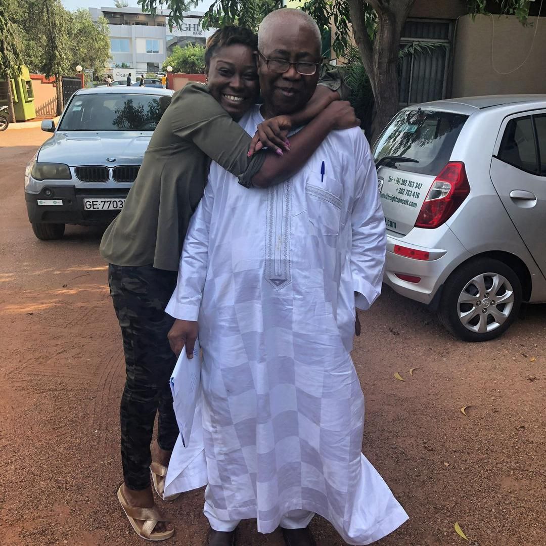 Happy moment with Mr. Krofah