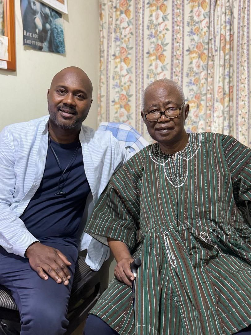 Happy moment with Mr. Krofah