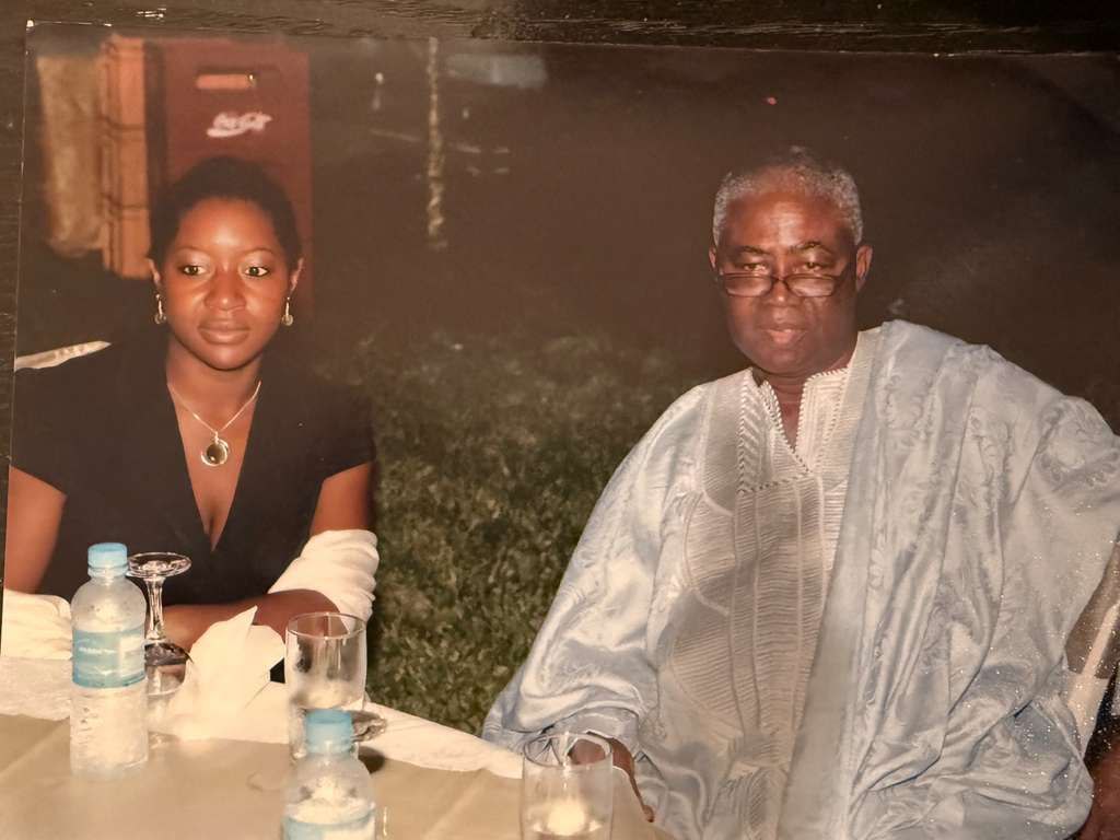 Happy moment with Mr. Krofah