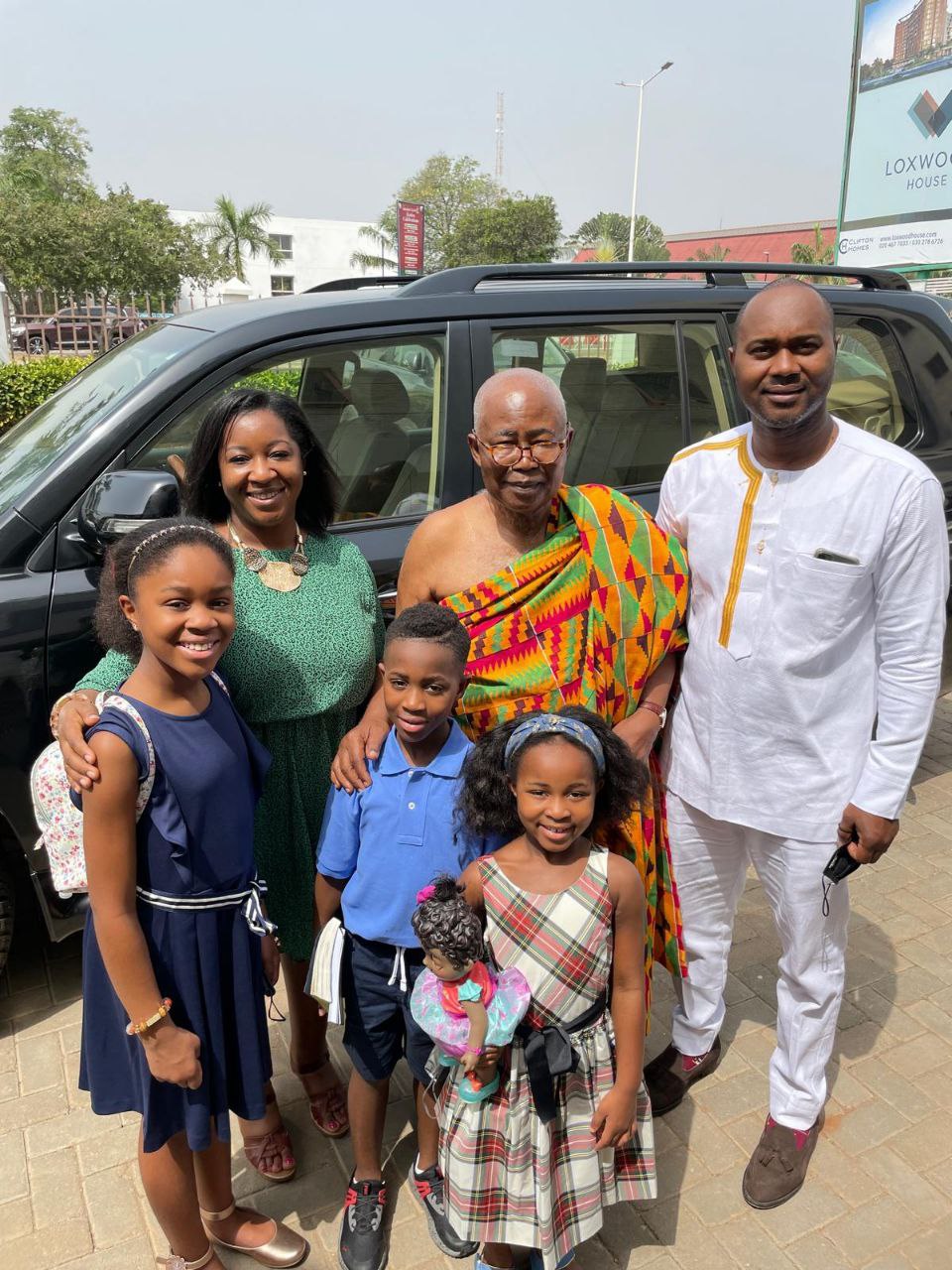 Papa and some of his grandchildren