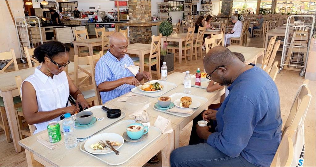 Breaking bread together