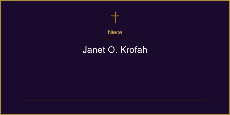 Janet O. Krofah